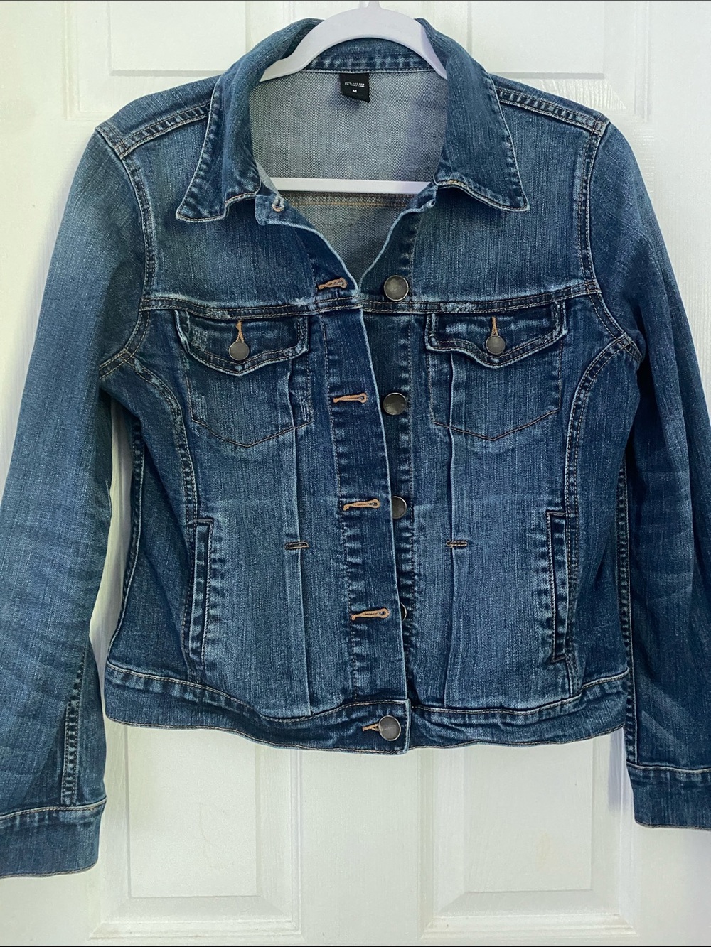 London Jeans Classic Blue Denim Jacket - Women's Jean Coat
